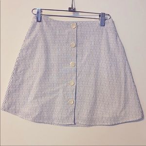 GB Girls mini me striped button front skirt Size M